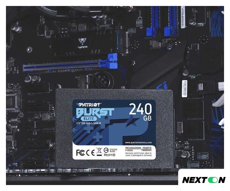 SSD Patriot Burst Elite 240GB PBE240GS25SSDR - Изображение №4 — Интернет-магазин Nexton