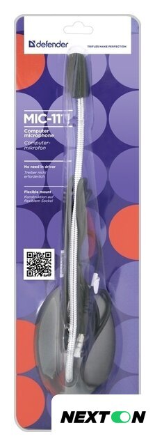 Проводной микрофон Defender MIC-111 - Изображение №4 — Интернет-магазин Nexton