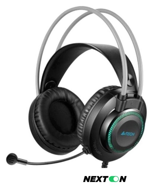 Наушники A4Tech Fstyler FH200U (черный/серый) - Изображение №1 — Интернет-магазин Nexton