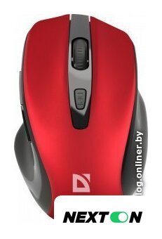 Мышь Defender Prime MB-053 (красный) - Изображение №2 — Интернет-магазин Nexton