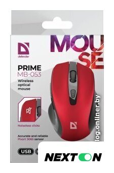 Мышь Defender Prime MB-053 (красный) - Изображение №7 — Интернет-магазин Nexton