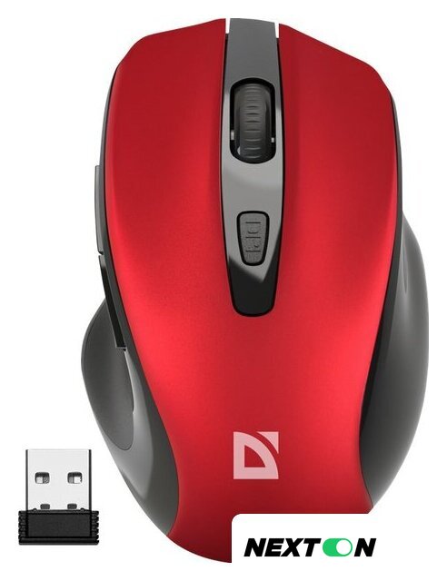 Мышь Defender Prime MB-053 (красный) - Изображение №1 — Интернет-магазин Nexton