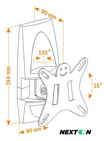 Кронштейн для телевизора Holder LCDS-5003 - Изображение №2 — Интернет-магазин Nexton