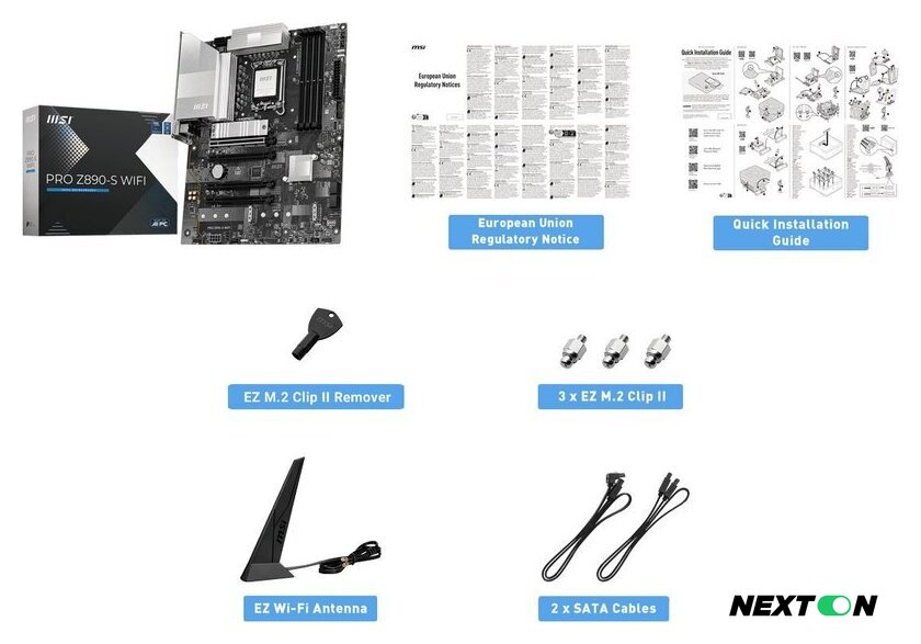 Материнская плата MSI Pro Z890-S WiFi - Изображение №2 — Интернет-магазин Nexton