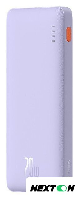 Внешний аккумулятор Baseus Airpow Fast Charge Power Bank 20W 10000mAh (сиреневый) - Изображение №3 — Интернет-магазин Nexton
