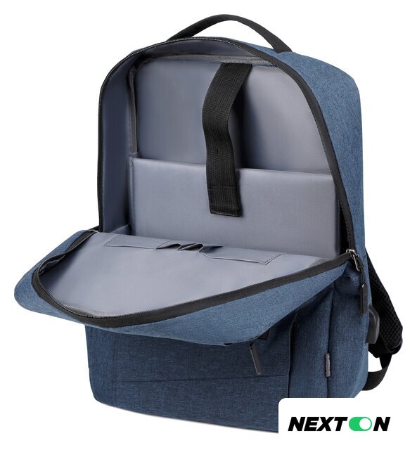 Городской рюкзак Miru Skinny 15.6 MBP-1051 (синий) - Изображение №6 — Интернет-магазин Nexton