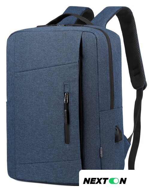 Городской рюкзак Miru Skinny 15.6 MBP-1051 (синий) - Изображение №2 — Интернет-магазин Nexton