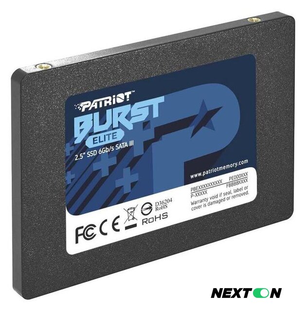 SSD Patriot Burst Elite 120GB PBE120GS25SSDR - Изображение №4 — Интернет-магазин Nexton