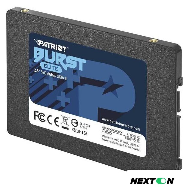 SSD Patriot Burst Elite 120GB PBE120GS25SSDR - Изображение №3 — Интернет-магазин Nexton