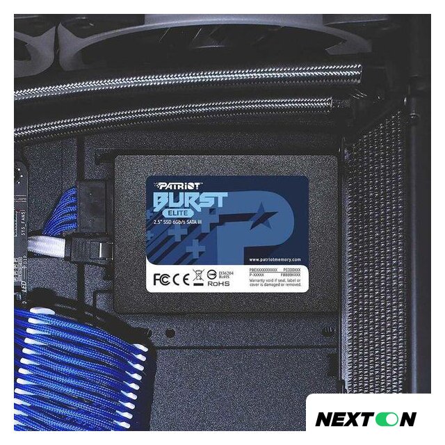 SSD Patriot Burst Elite 120GB PBE120GS25SSDR - Изображение №6 — Интернет-магазин Nexton