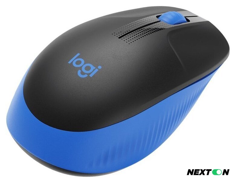 Мышь Logitech M190 (черный/синий) - Изображение №4 — Интернет-магазин Nexton