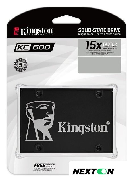SSD Kingston KC600 2TB SKC600/2048G - Изображение №4 — Интернет-магазин Nexton