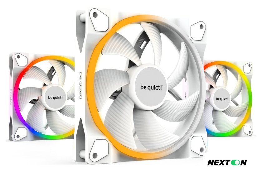 Комплект вентиляторов для корпуса с контроллером be quiet! Light Wings White 140mm PWM Triple-Pack BL102 - Изображение №1 — Интернет-магазин Nexton
