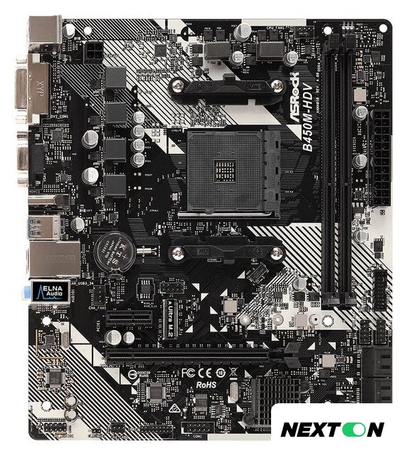 Материнская плата ASRock B450M-HDV R4.0 - Изображение №1 — Интернет-магазин Nexton
