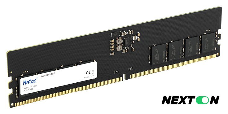 Оперативная память Netac Basic 16ГБ DDR5 5600 МГц NTBSD5P56SP-16 - Изображение №3 — Интернет-магазин Nexton