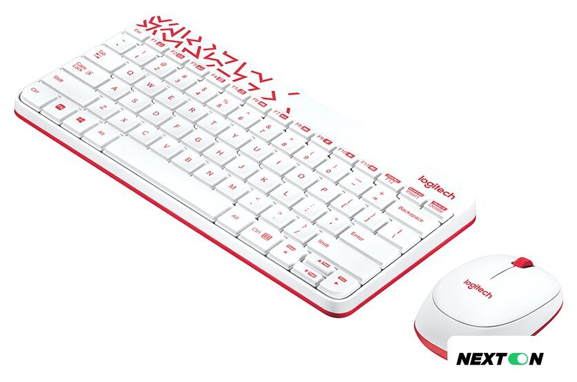 Офисный набор Logitech MK240 Nano 920-008212 (белый) - Изображение №3 — Интернет-магазин Nexton