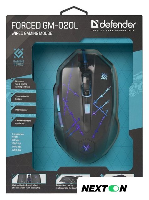 Игровая мышь Defender Forced GM-020L - Изображение №10 — Интернет-магазин Nexton