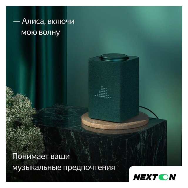 Умная колонка Яндекс Станция Макс (с хабом умного дома Zigbee, зеленый) - Изображение №10 — Интернет-магазин Nexton