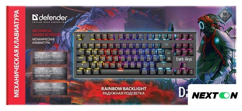 Клавиатура Defender Dark Arts GK-375 RU - Изображение №7 — Интернет-магазин Nexton