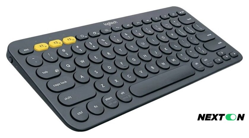 Клавиатура Logitech Multi-Device K380 Bluetooth 920-007590 (черный, нет кириллицы) - Изображение №2 — Интернет-магазин Nexton