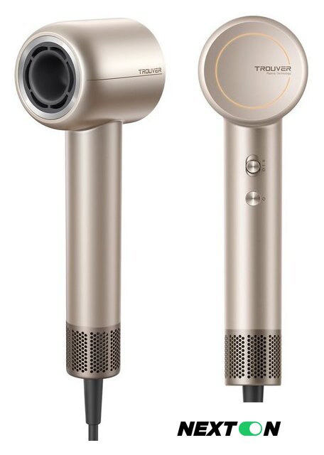 Фен Trouver Shine 10 (золотой) - Изображение №1 — Интернет-магазин Nexton
