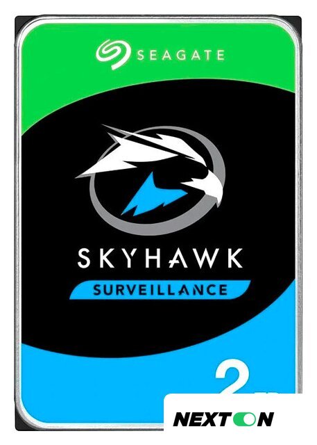 Жесткий диск Seagate Skyhawk Surveillance 2TB ST2000VX016 - Изображение №1 — Интернет-магазин Nexton