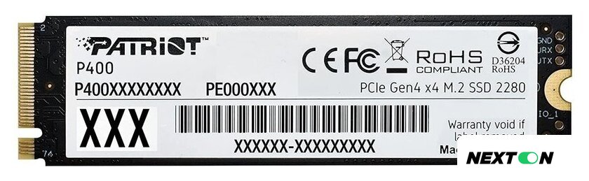 SSD Patriot P400 2TB P400P2TBM28H - Изображение №6 — Интернет-магазин Nexton
