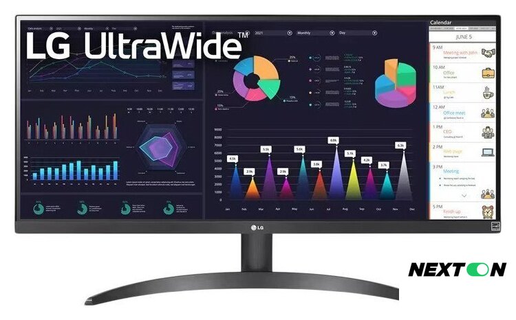 Монитор LG UltraWide 29WQ500-B - Изображение №1 — Интернет-магазин Nexton