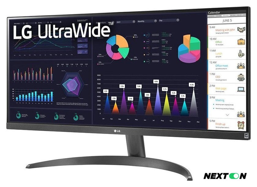 Монитор LG UltraWide 29WQ500-B - Изображение №2 — Интернет-магазин Nexton