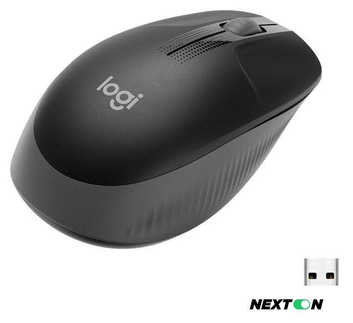 Мышь Logitech M190 (черный/темно-серый) - Изображение №1 — Интернет-магазин Nexton