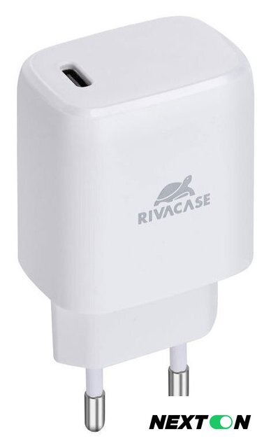 Сетевое зарядное Rivacase PS4191 W00 (белый) - Изображение №1 — Интернет-магазин Nexton