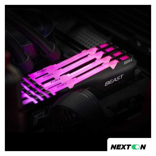 Оперативная память Kingston FURY Beast RGB 16ГБ DDR4 3200 МГц KF432C16BB2A/16 - Изображение №8 — Интернет-магазин Nexton