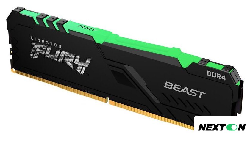 Оперативная память Kingston FURY Beast RGB 16ГБ DDR4 3200 МГц KF432C16BB2A/16 - Изображение №1 — Интернет-магазин Nexton