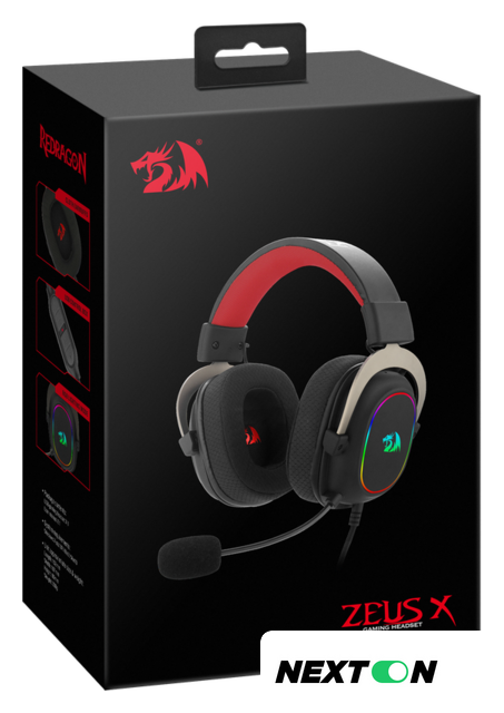 Наушники Redragon Zeus X (черный) - Изображение №11 — Интернет-магазин Nexton