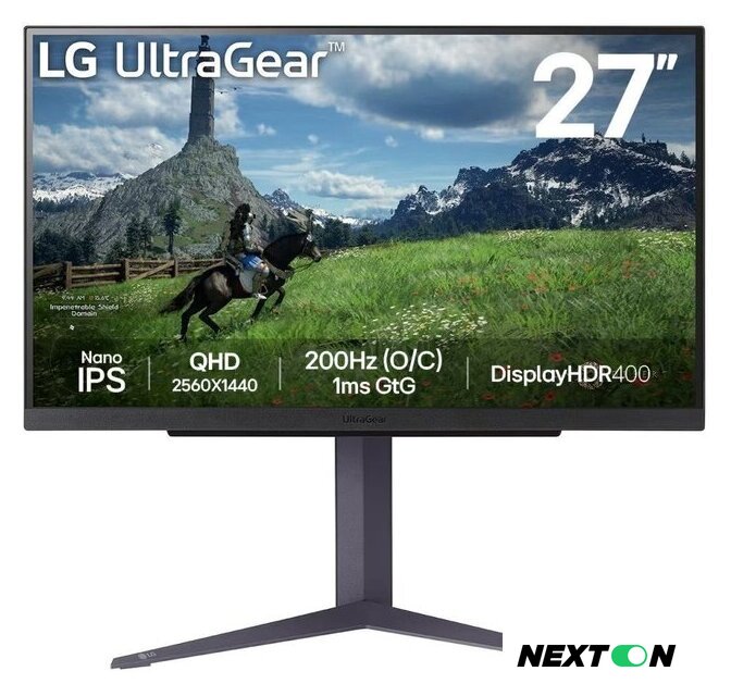 Игровой монитор LG UltraGear 27GS85Q-B - Изображение №1 — Интернет-магазин Nexton
