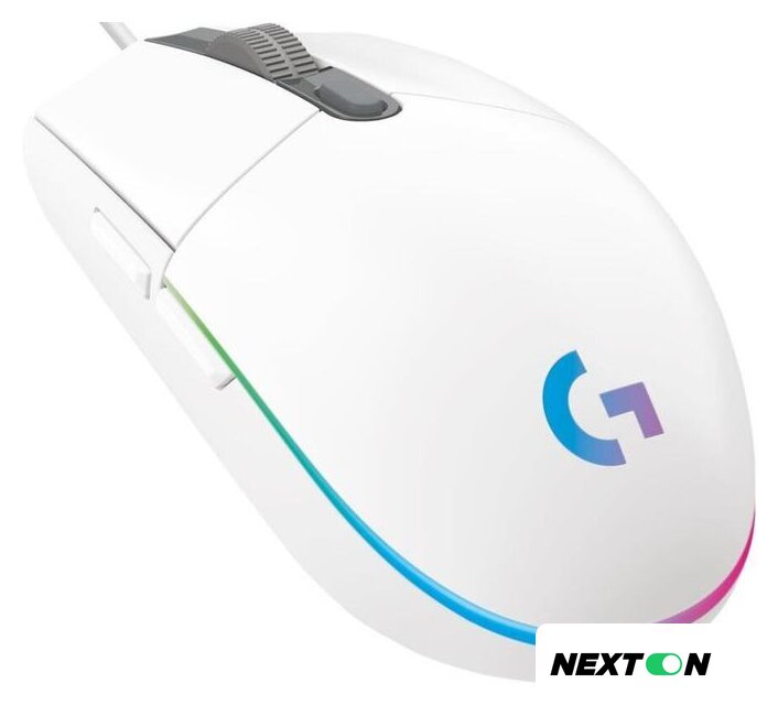 Игровая мышь Logitech G203 Lightsync (белый) - Изображение №3 — Интернет-магазин Nexton