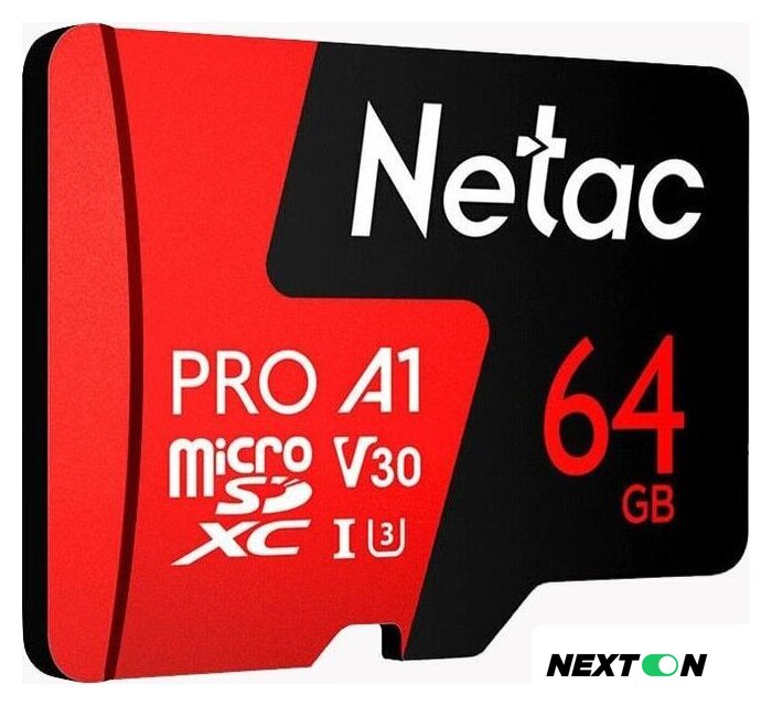 Карта памяти Netac P500 Extreme Pro 64GB NT02P500PRO-064G-S - Изображение №2 — Интернет-магазин Nexton