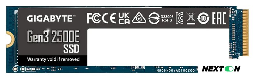 SSD Gigabyte Gen3 2500E 500GB G325E500G - Изображение №1 — Интернет-магазин Nexton
