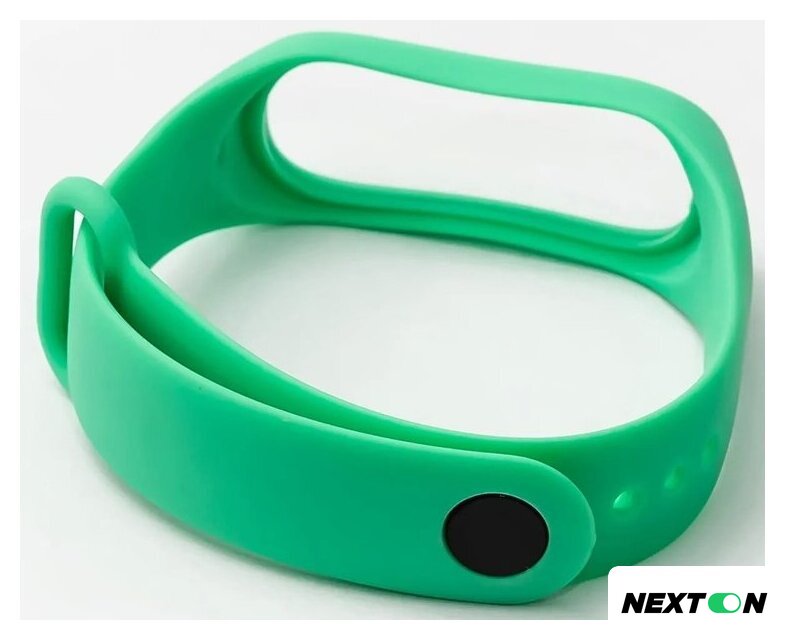 Ремешок Miru Mi для Xiaomi Mi Band 3/4 (зеленый) - Изображение №3 — Интернет-магазин Nexton