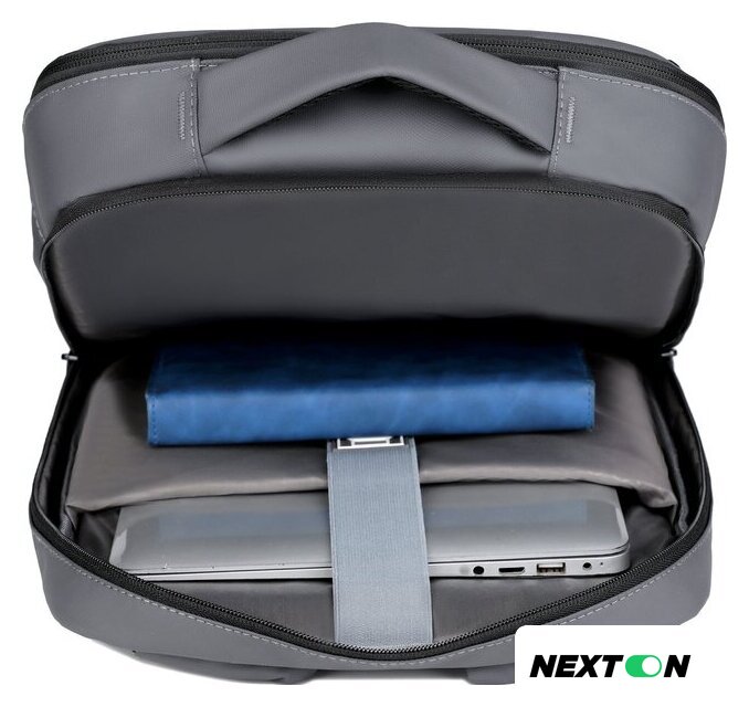 Городской рюкзак Miru Emotion 15.6 (серый) - Изображение №8 — Интернет-магазин Nexton