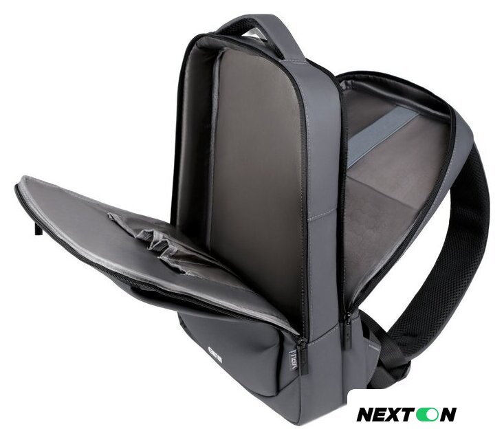 Городской рюкзак Miru Emotion 15.6 (серый) - Изображение №6 — Интернет-магазин Nexton