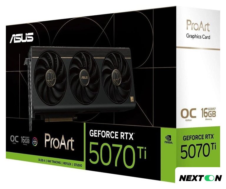 Видеокарта ASUS ProArt GeForce RTX 5070 Ti OC Edition 16GB GDDR7 PROART-RTX5070TI-O16G - Изображение №16 — Интернет-магазин Nexton