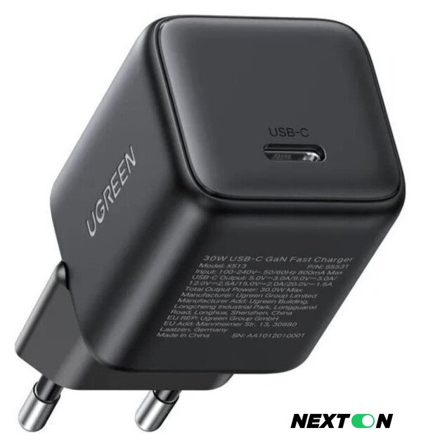 Сетевое зарядное Ugreen X513 55531 - Изображение №1 — Интернет-магазин Nexton