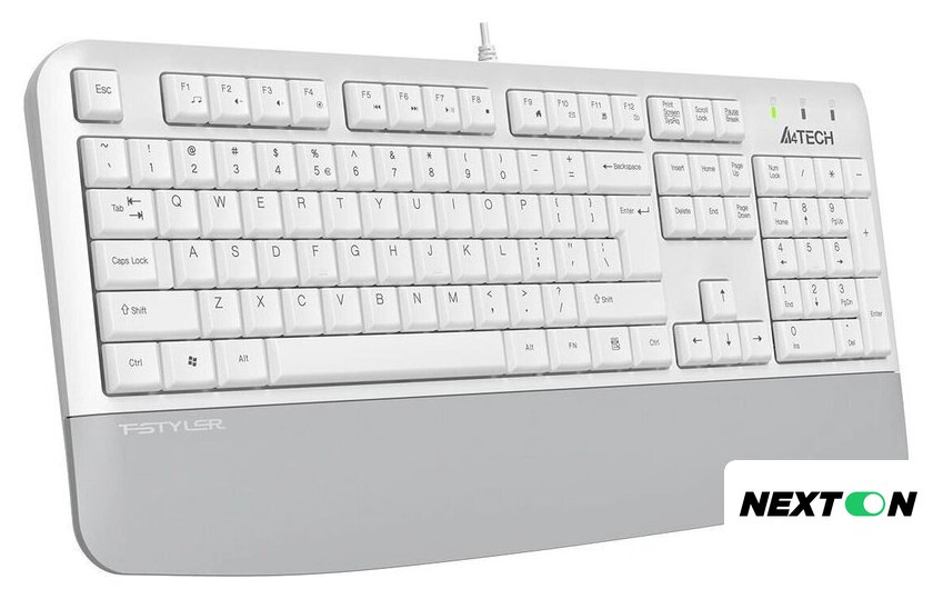 Клавиатура A4Tech Fstyler FK20 (белый) - Изображение №3 — Интернет-магазин Nexton