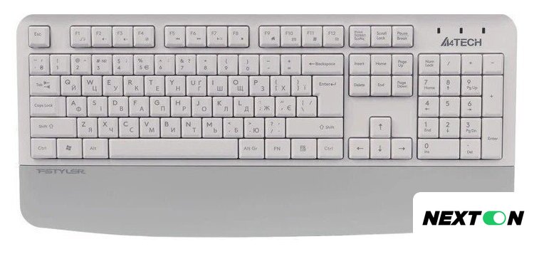 Клавиатура A4Tech Fstyler FK20 (белый) - Изображение №1 — Интернет-магазин Nexton