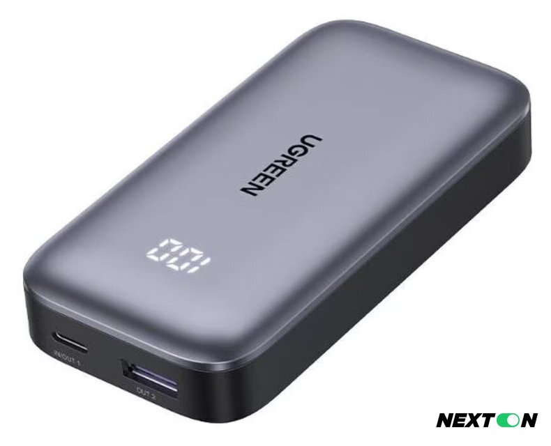 Внешний аккумулятор Ugreen PB502 10000mAh (серый) - Изображение №1 — Интернет-магазин Nexton