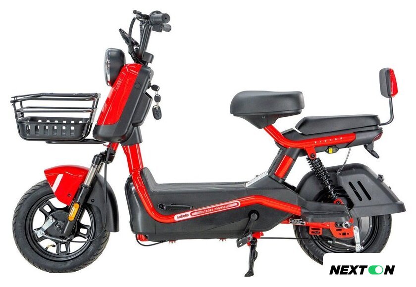 Электроскутер ZeuS Aurora (красный) - Изображение №4 — Интернет-магазин Nexton