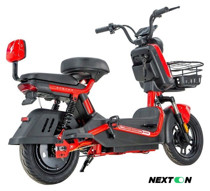 Электроскутер ZeuS Aurora (красный) - Изображение №6 — Интернет-магазин Nexton