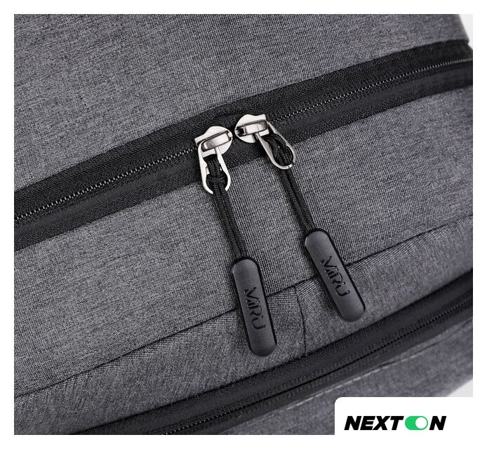 Городской рюкзак Miru Sallerus 15.6 (серый) - Изображение №17 — Интернет-магазин Nexton