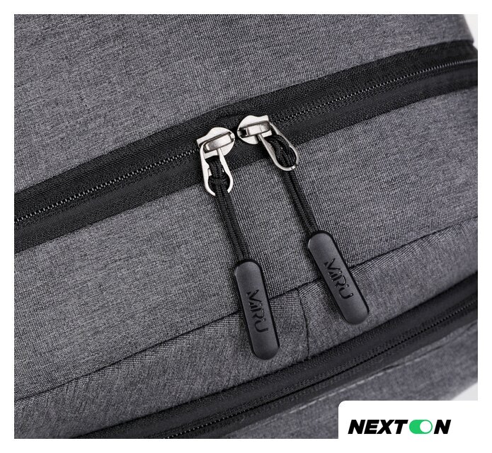 Городской рюкзак Miru Sallerus 15.6 (серый) - Изображение №11 — Интернет-магазин Nexton